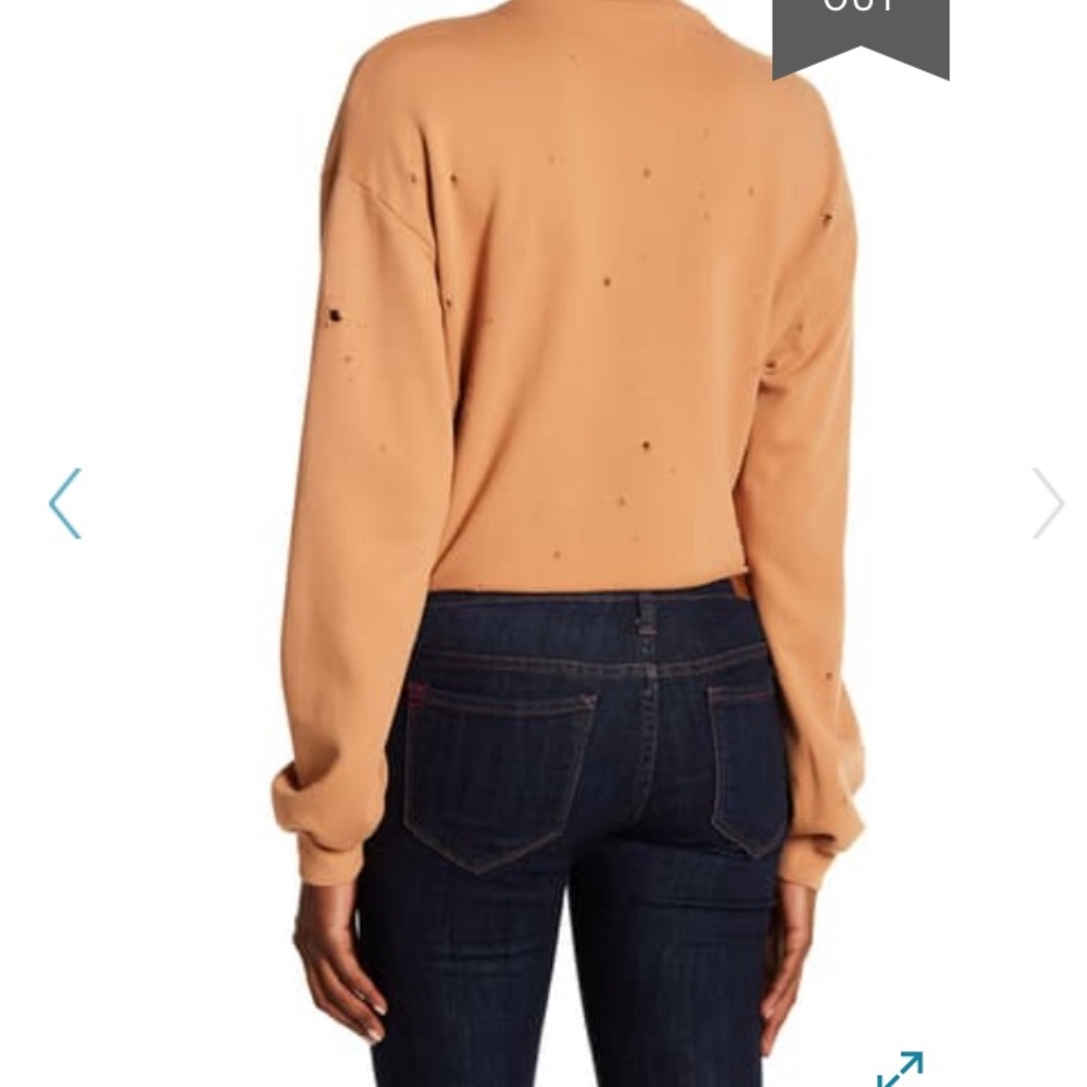 Lovers + Friends cropped/distressed sweater - Picture 2 of 8